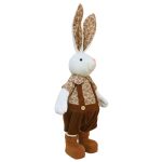 Coelho de Tecido Menino 68cm Marrom - Imagem 4