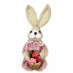 Coelho de Linha 33cm Menina Rosa - Imagem 2