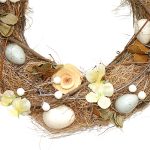 Guirlanda de Páscoa Rústica Marrom 38cm - Imagem 3