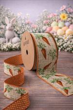 Fita Aramada 6,3cm 9,14m Dupla Face Cenouras