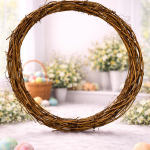 Guirlanda Rústica 40cm Marrom