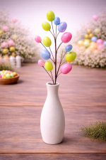 Haste de Ovos Glitter Colorido 60cm