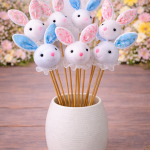 Haste Cabeça de Coelho 27cm Sortido