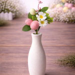 Haste de Ovinhos Rosa e Branco 11,5cm