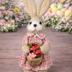 Coelho de Linha 33cm Menina Rosa