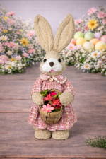 Coelho de Linha 33cm Menina Rosa