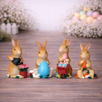 Coelhos de Resina 9cm Sortido