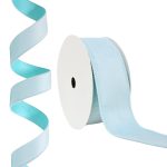 Fita Aramada 3,8cm 9,14m Veludo Dupla Face Azul Tiffany - Imagem 2