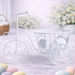 Triciclo Aramado 35cm Branco