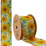 Fita Aramada 6,3cm 9,14m Girassol - Imagem 2