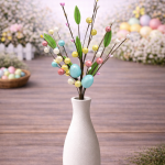 Haste de Ovinhos Perolados Coloridos 36cm