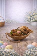 Coelho Deitado na Rede 24cm - Imagem 2