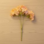 Hortência Grande com 5 Hastes 180Fls Champagne