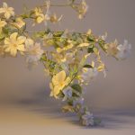 Haste Flor de Cosmos Branca 90cm - Imagem 3