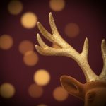 Rena em Resina Aveludada Marrom 14cm - Imagem 4