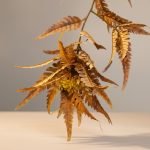 Haste Folhas Marrom 90cm - Imagem 3