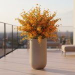 Haste Flor de Cosmos Laranja 90cm - Imagem 2