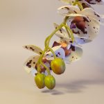 Orquídea em Silicone Grande 98cm Dalmata - Imagem 3