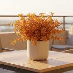 Haste Folhas 80cm Vermelho - Imagem 2