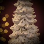 Árvore Natalina em Resina 34cm Nevada - Imagem 2