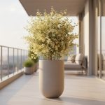 Haste Flor de Cosmos Branca 90cm - Imagem 2