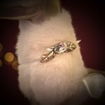 Rena em Resina em Pé 40X28,5cm Dourado - Imagem 5