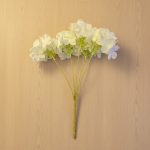 Hortência Grande com 5 Hastes 180Fls Branco