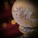 Totem Natalino Dourado 48cm - Imagem 2