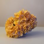 Hortência Grande com 5 Hastes 180Fls Champagne - Imagem 3