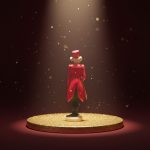 Rato em Resina Vermelho 26cm - Imagem 3