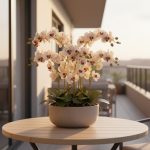 Orquídea em Silicone Grande 98cm Dalmata - Imagem 2