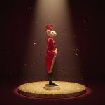 Rato em Resina Vermelho 26cm - Imagem 4