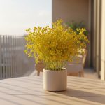 Haste Mosquitinho Colorido 65cm Amarelo - Imagem 2