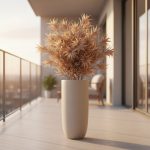 Haste Folhas Marrom 90cm - Imagem 2