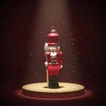 Pingente Soldado de Chumbo Lança 15cm