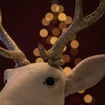 Busto de Rena Vinho 77cm - Imagem 5