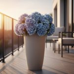 Hortência Grande com 5 Hastes 180Fls Azul - Imagem 2